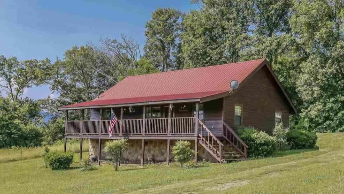 Beautiful View! Log Cabin,Fireplace,Hot Tub,Arcade,Pool,Fishing Sevierville Bagian luar foto